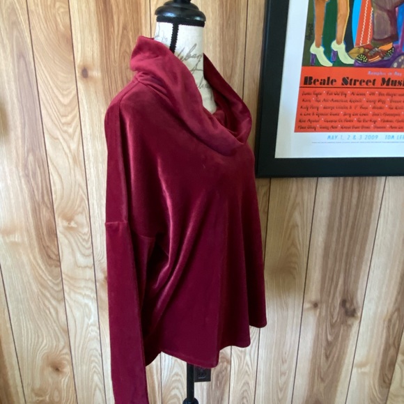 Soft velour cowl next top - Picture 5 of 7